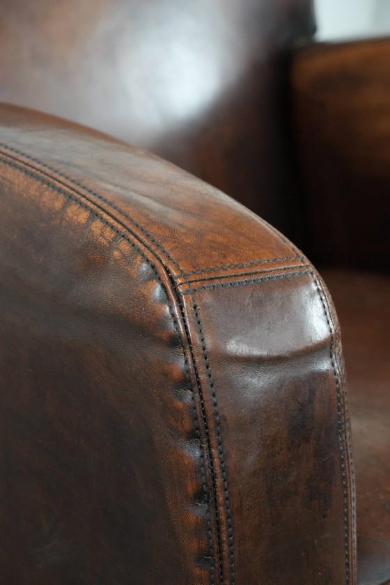 Image 1 of Vintage sheepskin armchair
