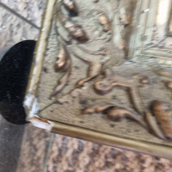 Image 1 of Giltwood miroir bois doré fin xixeme (66×55cm