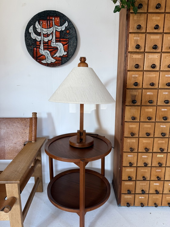 Image 1 of Vintage teak ‘Archea’ table lamp, Domus ‘70