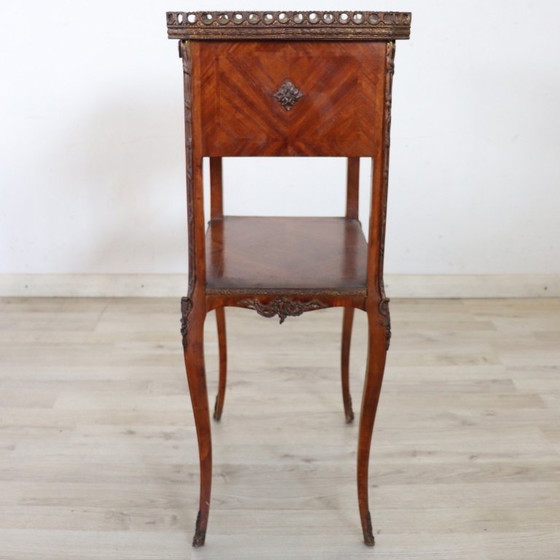 Image 1 of Antique Nightstand, Italy Late 19th Century