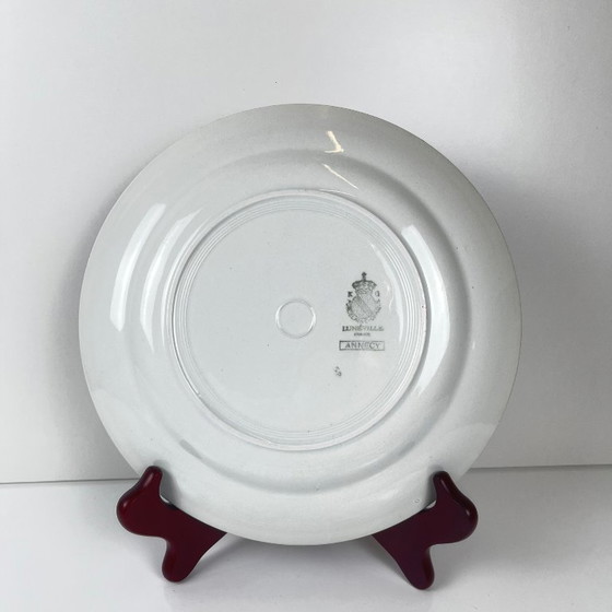 Image 1 of 6-teiliges Speiseteller-Set „Annecy“, KG Lunéville, 20. Jahrhundert