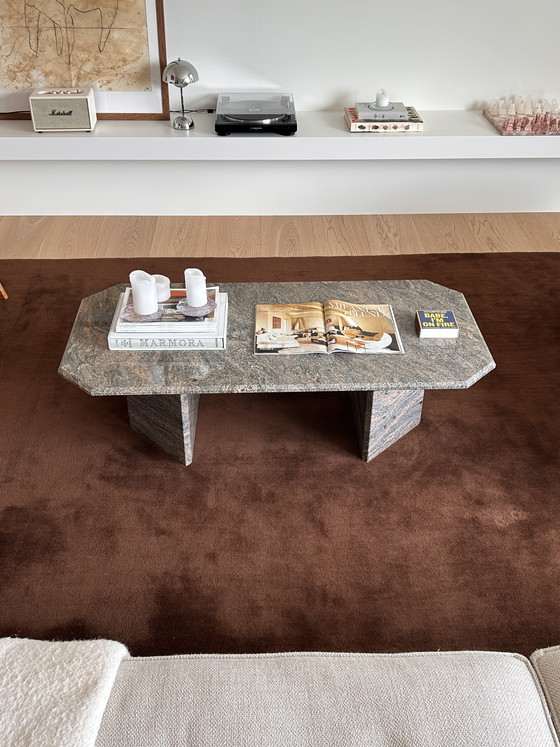 Image 1 of Vintage granite coffee table, Italy 1980s