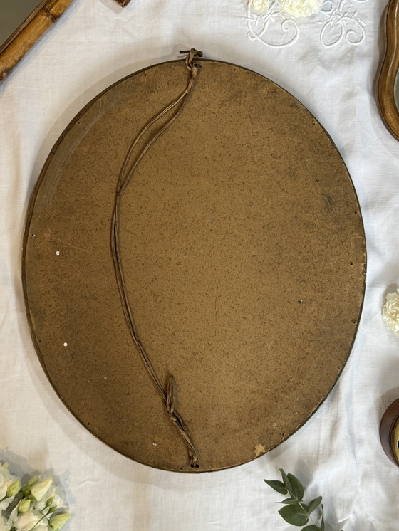 Image 1 of Specchio vintage in legno e oro