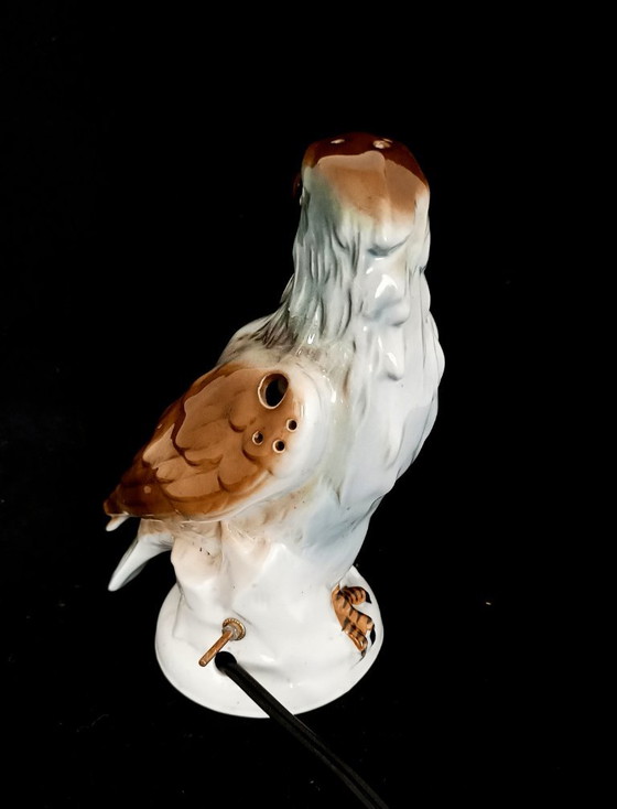 Porcelain lamp in the shape of an eagle – Table lamps (photo 4 of 8)