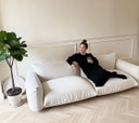 Arflex Marenco 4 seater sofa 96x255cm in fabric T show model