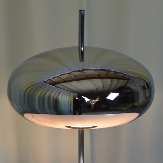 Image 1 of Lampada da scrivania a cupola cromata