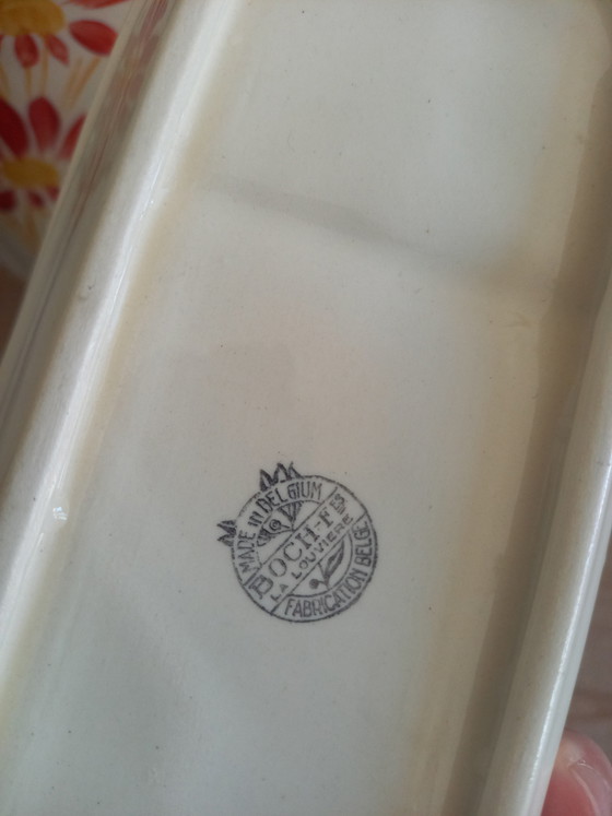 Image 1 of Vintage washbasin set 1960s Boch