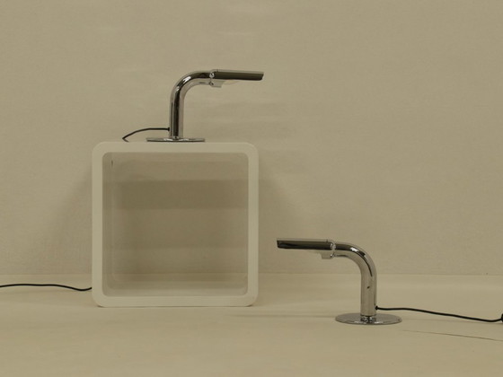 Image 1 of Set di 2 lampade da tavolo modello Gulp di Ingo Maurer, Germania, anni '60