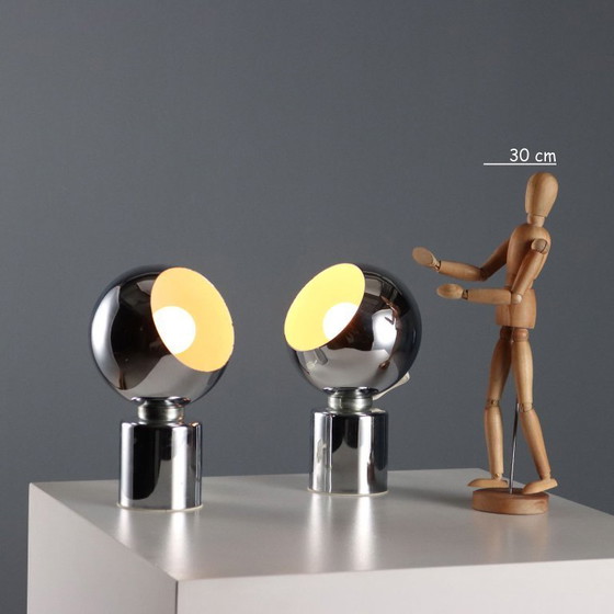 Image 1 of Dos lámparas de mesa Reggiani de la década de 1970