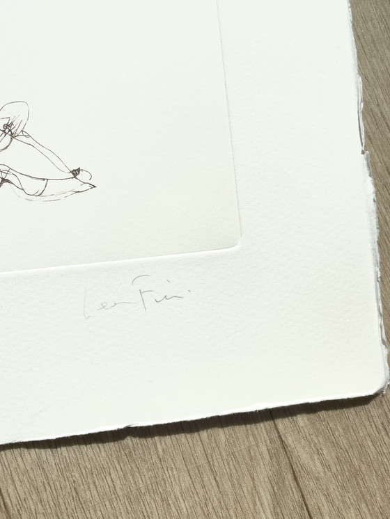 Image 1 of Leonor Fini, Litografía poco común sobre papel Arches, alrededor de 1980