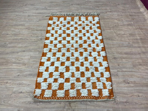 Mini Alfombra Bereber de Lana 100/160 – Wool (photo 6 of 6)