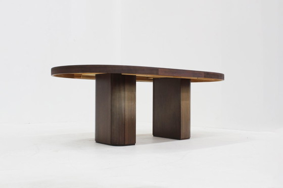 Image 1 of Vintage oval extendable dining table Alma Möbel