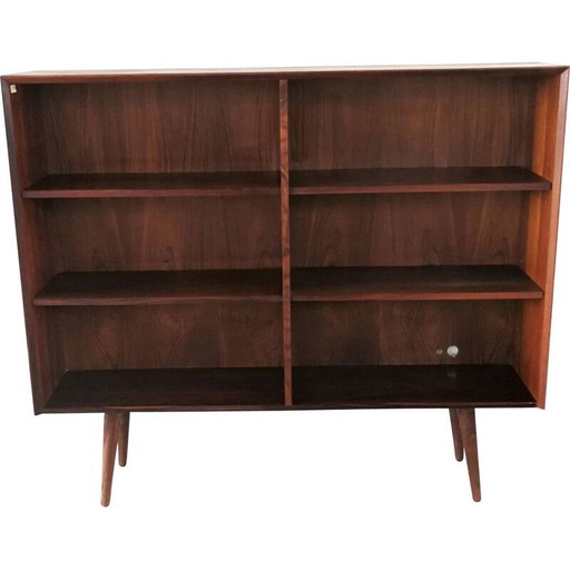 Bibliothèque vintage en bois de rose par Brouer Møbelfabrik, Danemark 1970