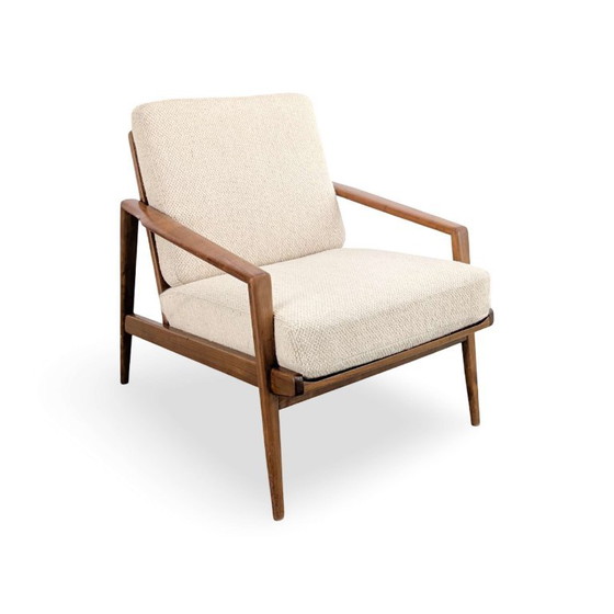 3x Poltrone Vintage Midcentury Noce anni '60 easy chair – Legno (photo 4 of 10)