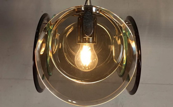 Image 1 of Lampada a sospensione italiana vintage Veca