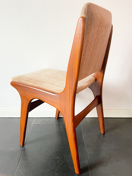 Image 1 of Vintage Chair - Mahjongg Netherlands - Johannes Andersen - Wood, Fabric - 60s/70s - Scandinavian Style