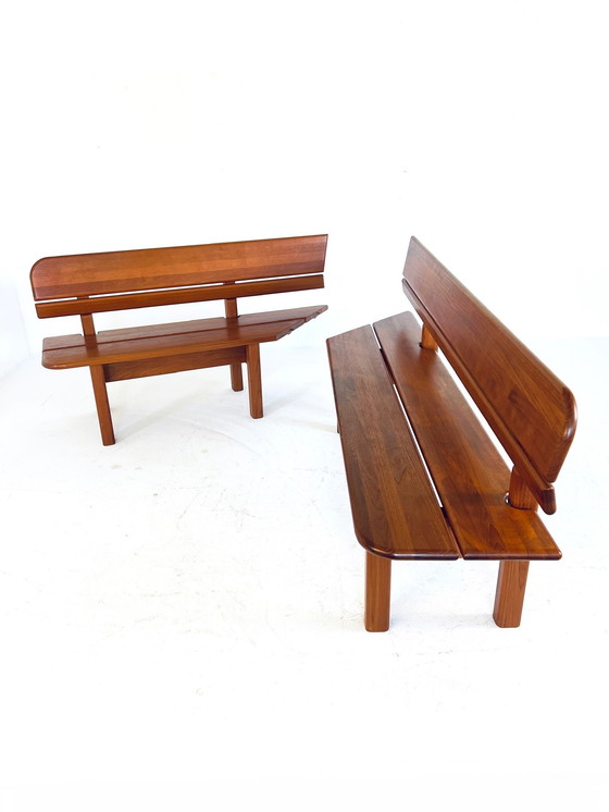 Image 1 of Banc de salle à manger vintage danois, Søren Nissen, 1970