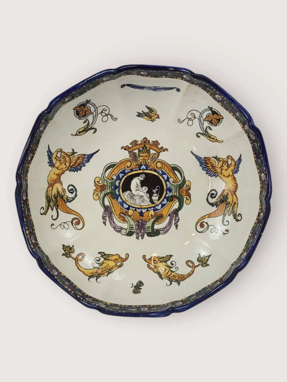 Melon dish in Gien earthenware, 19th century – Bowls, Porcelain, Renaissance (photo 12 of 12)