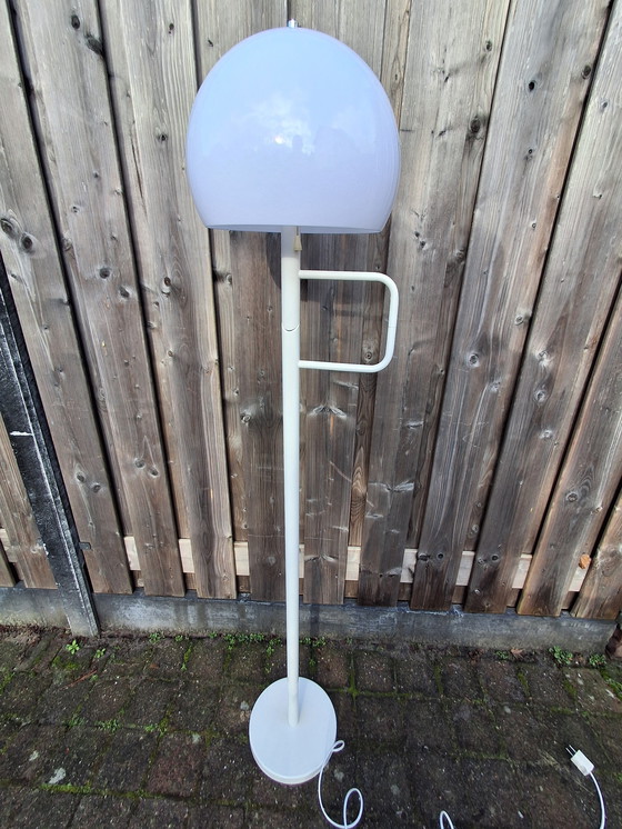 Image 1 of Vintage white Dijkstra mushroom floor lamp