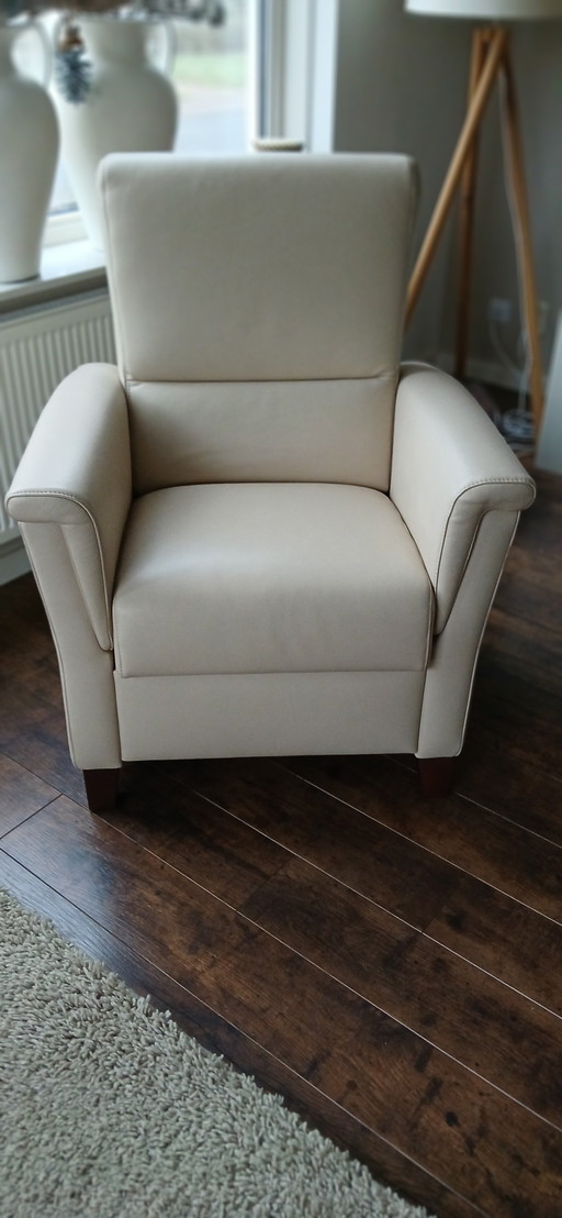 Very Neat Armchair in Cream Beige Color. New condition!