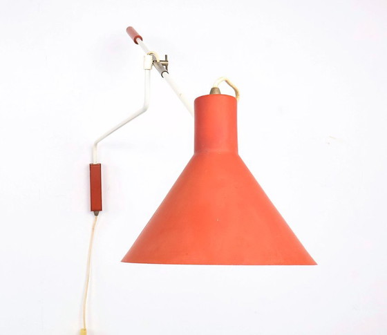 Vintage Anvia 7056 balance wandlamp – J.J.M. Hoogervorst – Wandlampen, Metal (photo 6 of 12)