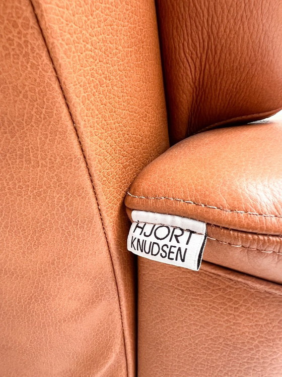 Poltrona reclinabile con pouf Hjort Knudsen, anni '90 – Poltrone relax, Leather, Wood, Vintage (photo 16 of 20)
