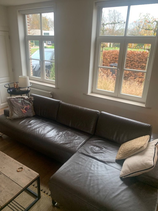 Natuzzi leather sofa