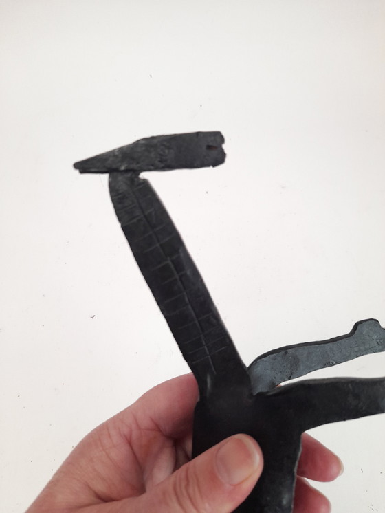 Image 1 of Brutalist wrought iron horse