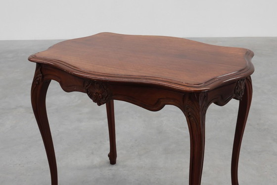 Image 1 of Antico tavolino intagliato in stile LOUIS XV, Francia ca. 1900
