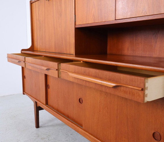 Image 1 of Vintage teak highboard, Denmark 1960s