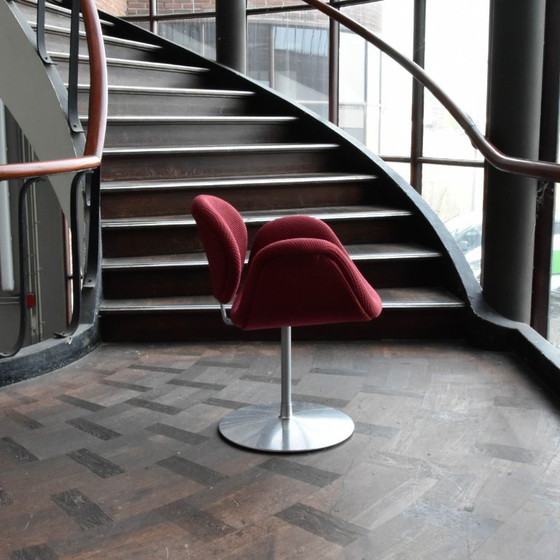 Artifort Little Tulip chair, Dining chairs, Textile, Metal, Red, Modern (photo 3 of 8)