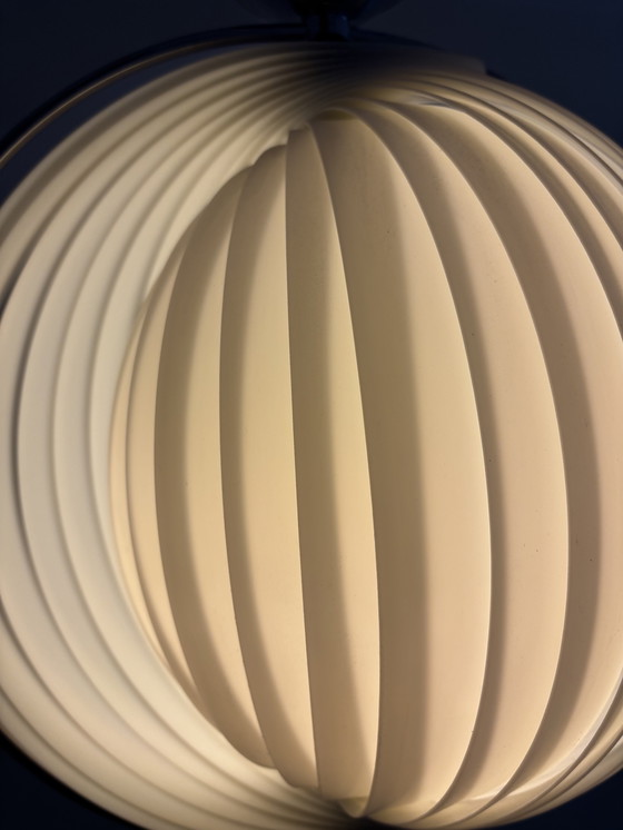 Image 1 of Kare design vintage lamellen moon lamp jaren 80