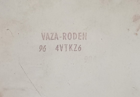 Image 1 of Table d'appoint Vaza Roden avec tableau en carreaux