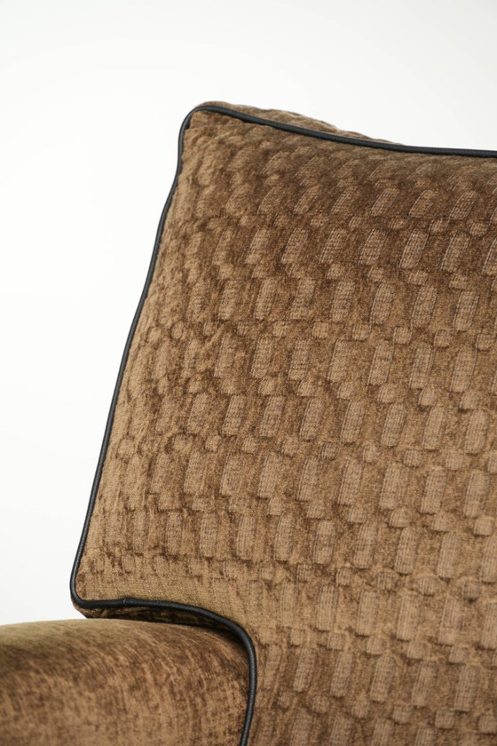 Beautiful Fabric Art Deco Design Armchair by Bart van Bekhoven – Textile (photo 11 of 13)