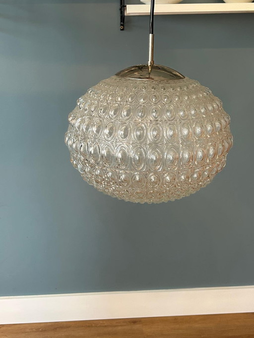 Vintage Honeycomb Ceiling Lamp 1960s