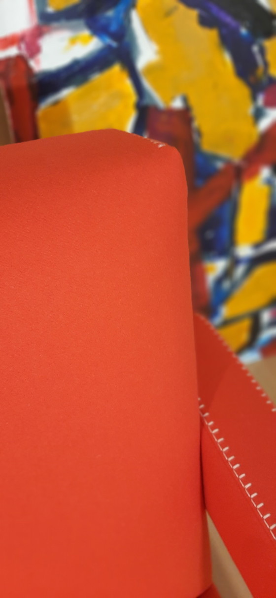 Image 1 of Cassina 2 Poltrona 637 Utrecht Nuova Mai Usata Lampo Rosso Lana 13L