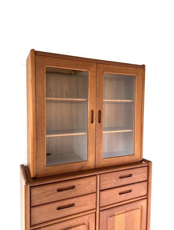 Image 1 of Vintage teak display cabinet, Dyrlund '80