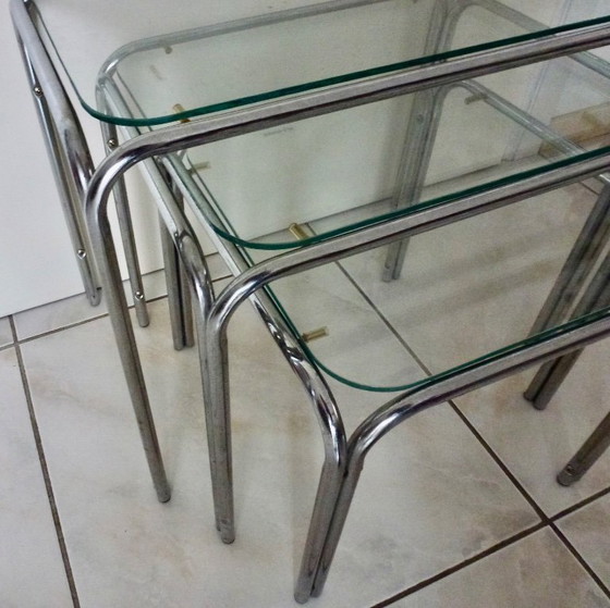 Image 1 of Mimiset vintage, anni '70 in metallo e vetro