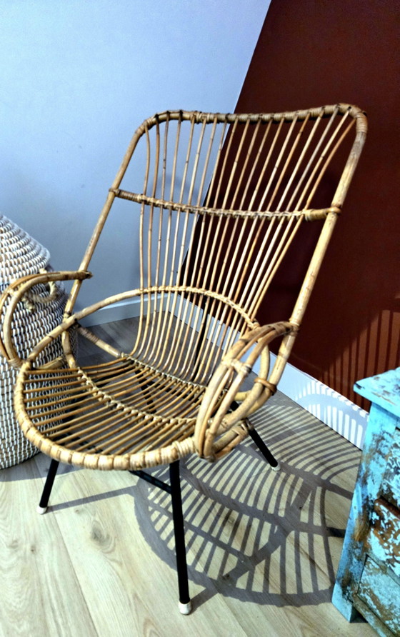Vintage Rattan Gem – Side chairs (photo 4 of 5)