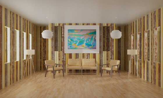 Original Oil Painting Modern Art Landscape – Paintings & Drawings, Canvas (photo 3 of 7)