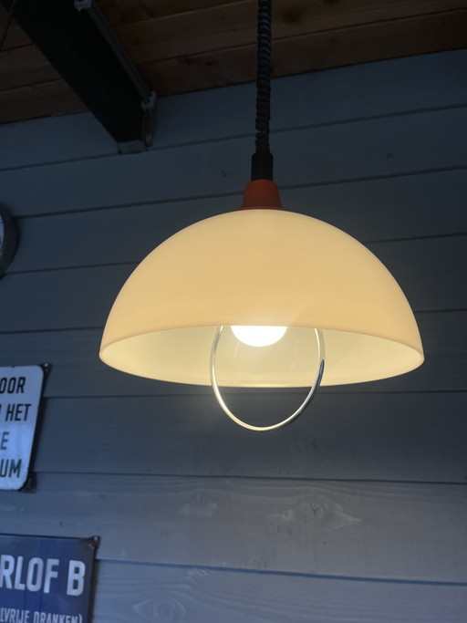 Vintage Italiaanse Space Age Pendel Hanglamp Met Origineel Fratelli Giannelli Pendel Systeem, – hanglampen (photo 2 of 10)