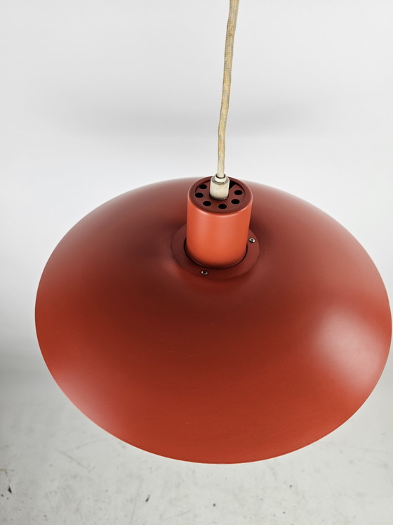 Image 1 of Louis Poulsen PH 4/3 pendant lamp orange metal shades by Poul Henningsen