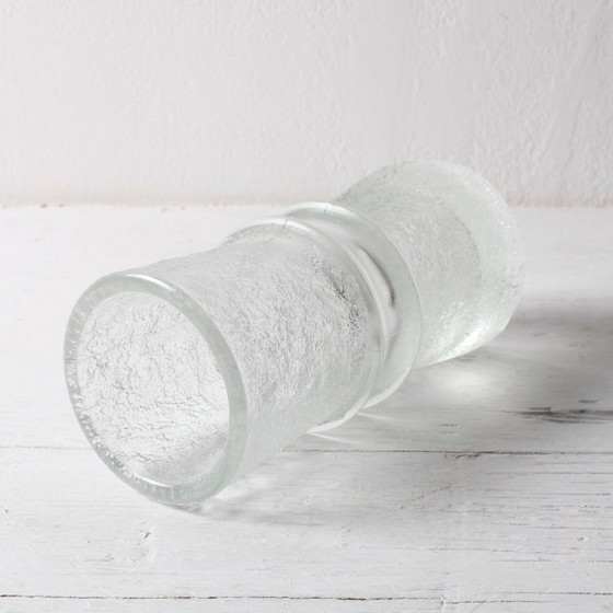 Image 1 of Mid-Century Modern Pressed Glass Vase: Pavel Panek Design, Rudolfova Hut