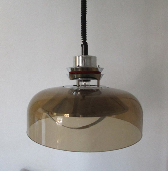 Image 1 of Mid - Century Space Age pendant lamp by Herda
