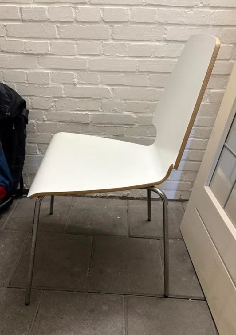 4 witte stoelen / white chairs Ikea Vilmar | €63 | Whoppah