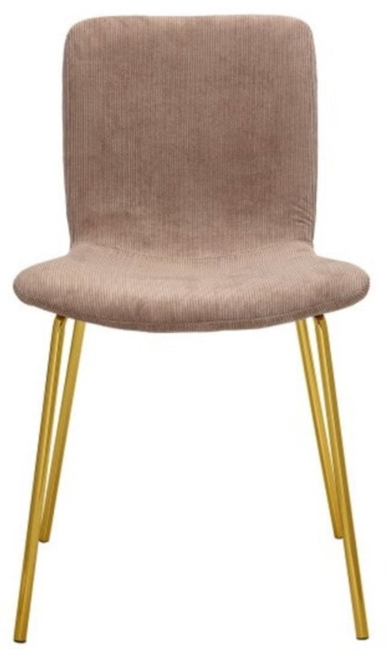 Image 1 of SET OF 2 BEIGE VELVET CHAIRS
