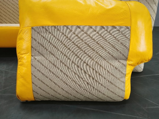 Sofá de cuero Poltrona Frau George, Italia, 1992, con etiqueta. – Sofás de 2 plazas, Leather (photo 12 of 20)