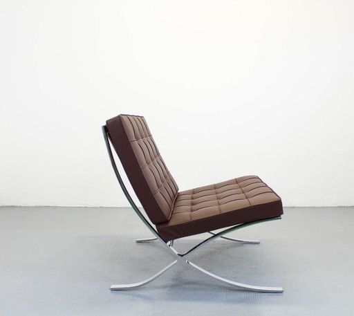 Barcelona Knoll Brown Tobacco Leather Mies Van Der Rohe Knoll Seats – loveseats (photo 2 of 10)