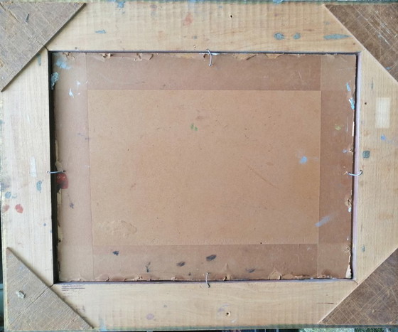 Image 1 of Dipinto ad olio Constant Permeke "Scena di villaggio"