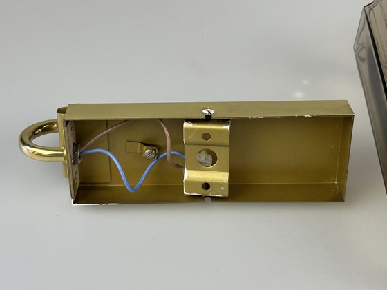 Image 1 of 60s 70s aplique Glashütte Limburg Alemania vidrio y metal Age Design